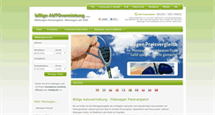 Desktop Screenshot of billige-autovermietung.com